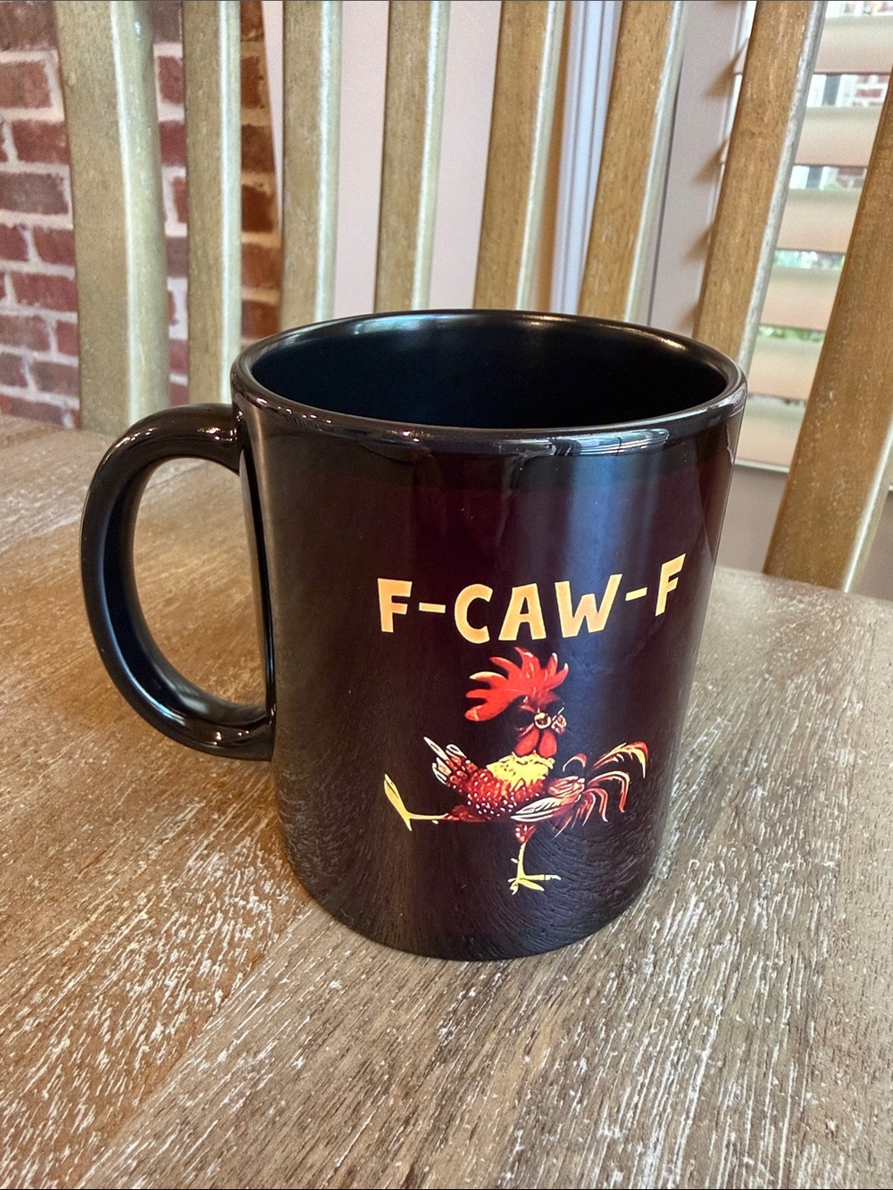 Humorous Rooster Mug - Picture 3 of 6